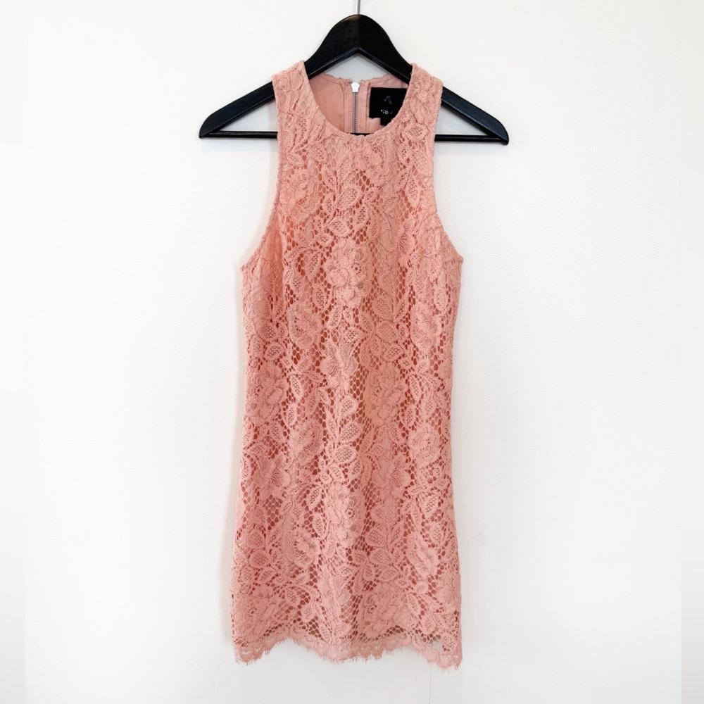 Revolve NBD X Pink Lace Sleeveless Cocktail Dress Womens Small - Picture 4 of 9